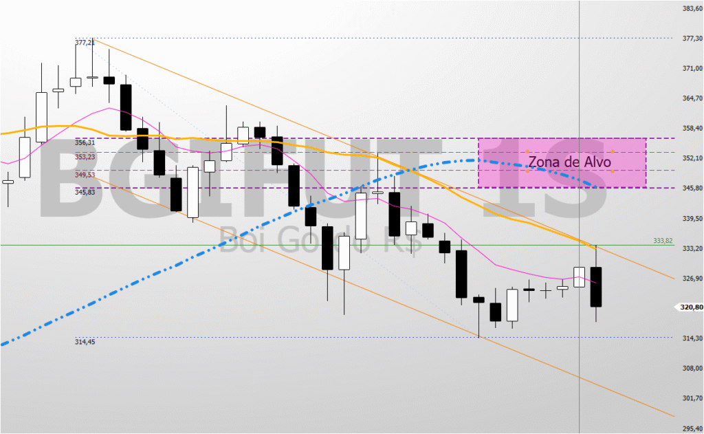 revercao-zona-de-alvo-1024x631 Analise Gráfica do Boi Gordo (BGIFUT) e a Luta na Tendência de Baixa